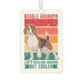 Désodorisant Pour Voiture grand-père beagle comme un grand-père ordinaire ma (Dos)