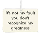 Désodorisant Pour Voiture Grandeur (Dos)