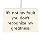 Désodorisant Pour Voiture Grandeur (Devant)