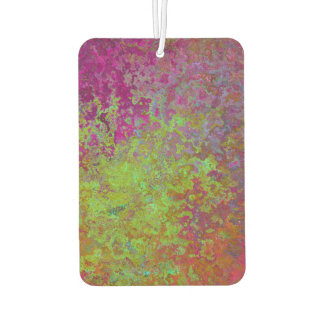 Désodorisant Pour Voiture Gras, Coloré, Peinture à rayures, Grunge Abstrait