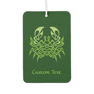 Désodorisant Pour Voiture Green crab Celtic Knot