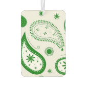 Désodorisant Pour Voiture “Green Paisley” Air Freshener (Dos)
