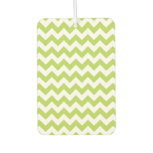 Désodorisant Pour Voiture Green Zigzag, Green Chevron, Motif géométrique