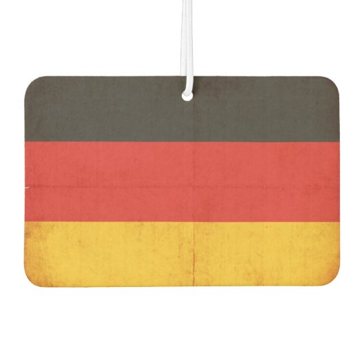 Désodorisant Pour Voiture Grunge Drapeau De L'Allemagne (Devant)