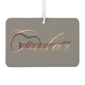 DÉSODORISANT POUR VOITURE GUITAR (Dos)