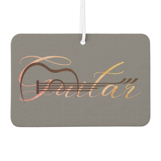 DÉSODORISANT POUR VOITURE GUITAR (Devant)