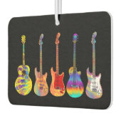Désodorisant Pour Voiture Guitares colorées (Gauche)