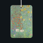 Désodorisant Pour Voiture Gustav Klimt - Jardin de campagne avec tournesols<br><div class="desc">Jardin de campagne avec des tournesols / Jardin de ferme avec des tournesols - Gustav Klimt en 1905-1906</div>