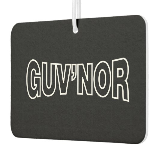 DÉSODORISANT POUR VOITURE GUV'NOR (Gauche)