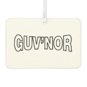DÉSODORISANT POUR VOITURE GUV'NOR (Dos)