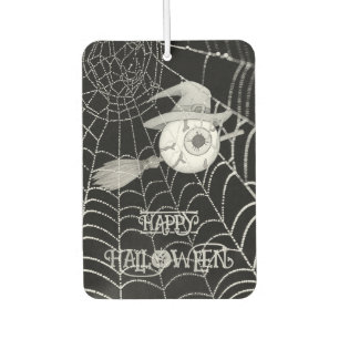 Désodorisant Pour Voiture Halloween balai sorcière, globe oculaire effrayant