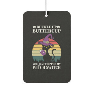 Désodorisant Pour Voiture Halloween Buckle Up Butter Cup Birthday
