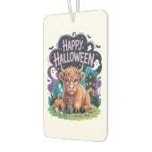 Désodorisant Pour Voiture Halloween Cute Highland Cow (2) (Gauche)