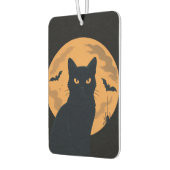 Désodorisant Pour Voiture Halloween éffrayant noir chat Silhouette (Gauche)