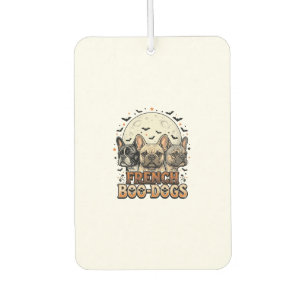 Désodorisant Pour Voiture Halloween Frenchie Boo Dogs Drôle Vintage_1