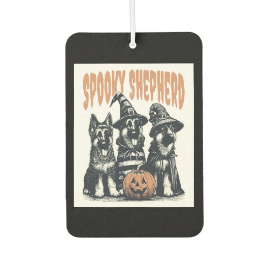 Désodorisant Pour Voiture Halloween German Shepherd.jpg (Devant)