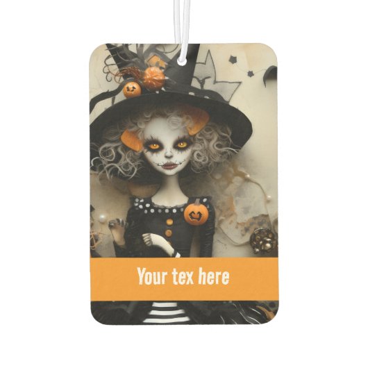 Désodorisant Pour Voiture Halloween Witch (Dos)