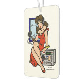 Désodorisant Pour Voiture Ham Radio Pin-up Girl Air Freshener avec indicatif (Gauche)