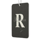 Désodorisant Pour Voiture HAMbyWG - Coeur avec monogramme (Gauche)