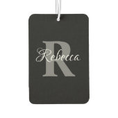 Désodorisant Pour Voiture HAMbyWG - Coeur avec monogramme (Dos)