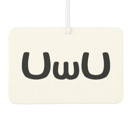 Désodorisant Pour Voiture Happy Anime Face Emoticon (Devant)