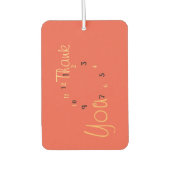 Désodorisant Pour Voiture Happy Place Lovely art design (Devant)