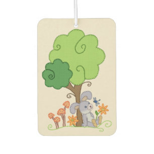 Désodorisant Pour Voiture Hase non-terme Baum Runder Pappuntersetzer