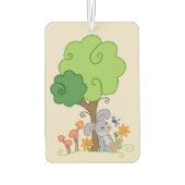 Désodorisant Pour Voiture Hase non-terme Baum Runder Pappuntersetzer (Dos)