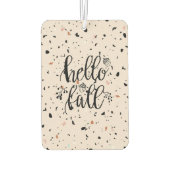 Désodorisant Pour Voiture "Hello Fall" (Dos)