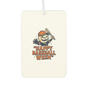 Désodorisant Pour Voiture Heureux Baseball Ween Vintage Halloween Baseball D