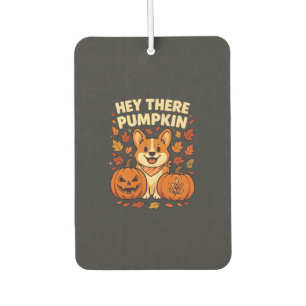 Désodorisant Pour Voiture Hey There Citrouille Corgi Halloween Citrouilles A