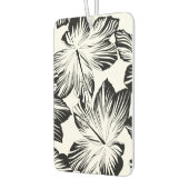 Désodorisant Pour Voiture hibiscus noir et blanc (Gauche)