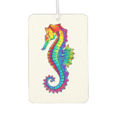 Désodorisant Pour Voiture Hippocampe polygonal arc-en-ciel (Devant)