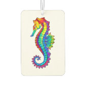 Désodorisant Pour Voiture Hippocampe polygonal arc-en-ciel (Dos)