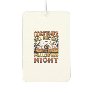 Désodorisant Pour Voiture Histoire de costume d'Halloween Typographie de cim