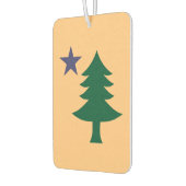 Désodorisant Pour Voiture Historic Pine Tree flag - Maine (Gauche)