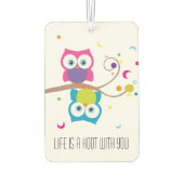 Désodorisant Pour Voiture Hoot Owl Bois (Dos)