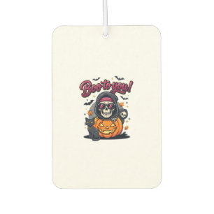 Désodorisant Pour Voiture Hou à toi squelette de citrouille d'Halloween