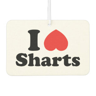 Désodorisant Pour Voiture I Heart Sharts