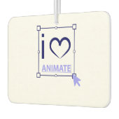 Désodorisant Pour Voiture I Love Animate (Gauche)