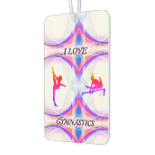 Désodorisant Pour Voiture "I Love Gymnastique" Air Freshener (Gauche)