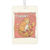 Désodorisant Pour Voiture I Love You Purrry Much Funny Cat Lover Gift (Dos)