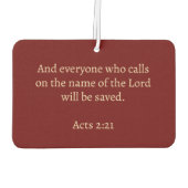 Désodorisant Pour Voiture Ichthys Christian Symbol (Dos)