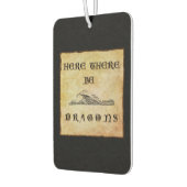 Désodorisant Pour Voiture Ici Il Y A Des Dragons (Gauche)