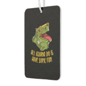 Désodorisant Pour Voiture Iguana Doit S'Amuser - Reptile & Lizard (Gauche)