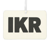 Désodorisant Pour Voiture IKR | Écart de texte (Dos)