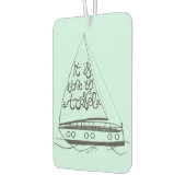 Désodorisant Pour Voiture Il Est Temps De Voyager (Gauche)