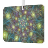 Désodorisant Pour Voiture Illuminé Abstrait brillant Turquoise violet Fracta (Gauche)