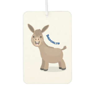 Désodorisant Pour Voiture Illustration d'âne miniature joyeux