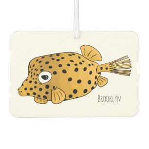 Désodorisant Pour Voiture Illustration de boxfish jaune
